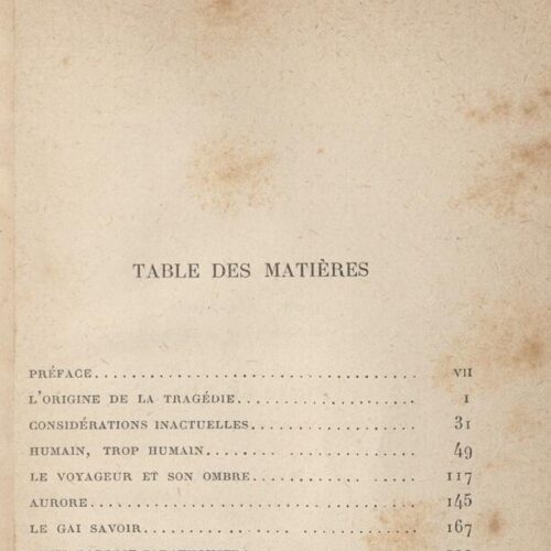 18 x 11 εκ. 4 σ. χ.α. + XVI σ. + 374 σ. + 8 σ. χ.α., όπου στο φ. 1 κτητορική σφραγίδα CPC 